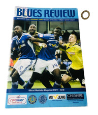 Fußball Programm Macclesfield Town vs Aldershot Town November 2010 Vintage ra