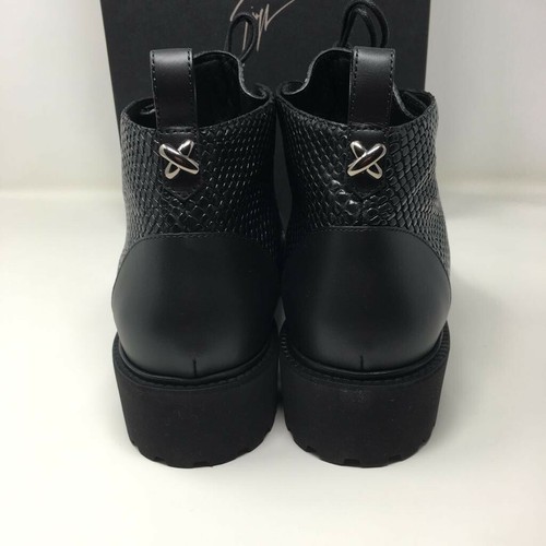 GIUSEPPE ZANOTTI Jarrod Lace Up Boots - Black - UK 10/EU 44 - Picture 5 of 11