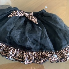 Toddler Girls Tulle Tutu Skirt 12-18 -Months leopard