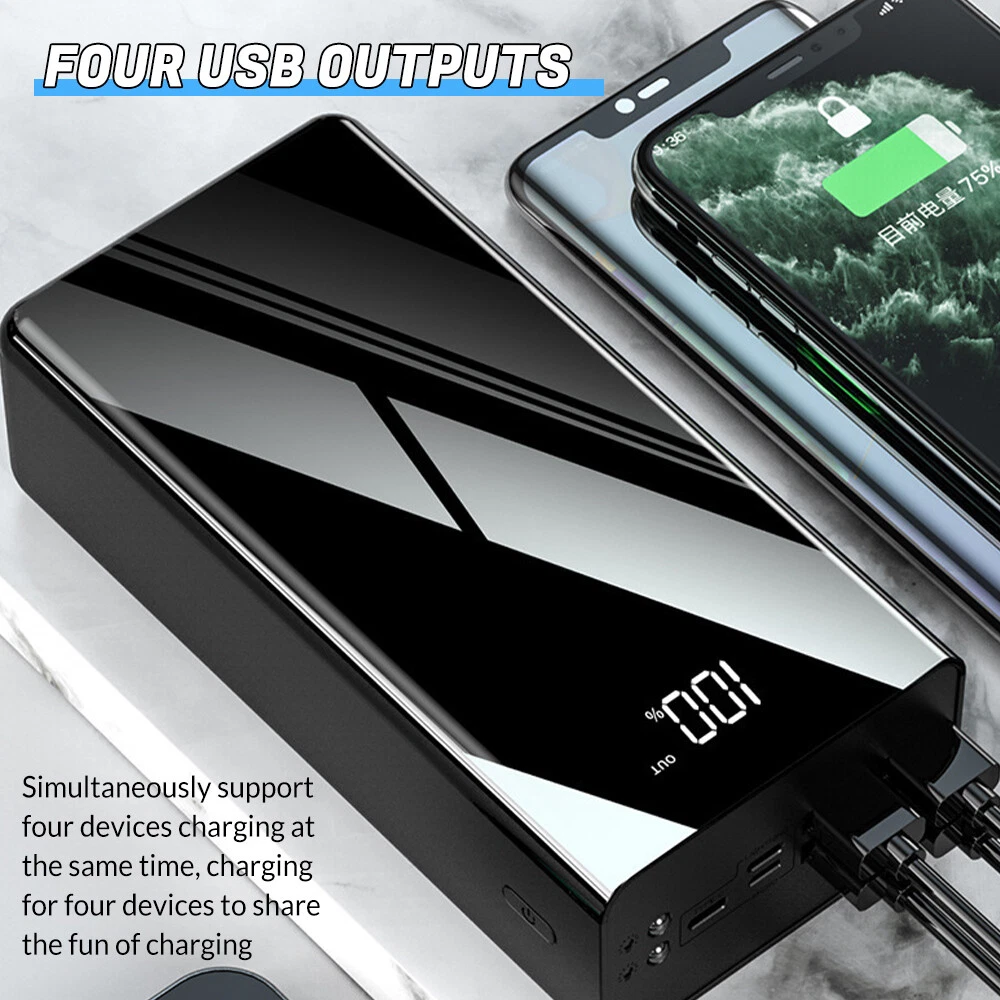70,000mAh 120W Fast Charging Power Bank for Phones