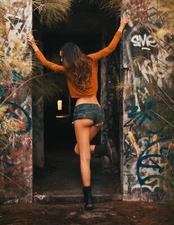 Sexy model girls lady women 8.5 X 11 Inch Photo Print Unframed New US ship#14024