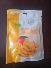 New/Sealed GOURMET GROVE Mango Dried sliced naturally FAT free 6 oz Free Ship