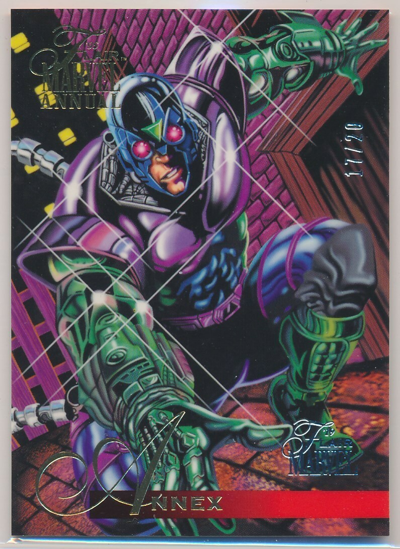 ANNEX #72 2019 Upper Deck Marvel Flair 1995 FLAIR BUYBACK 17/20