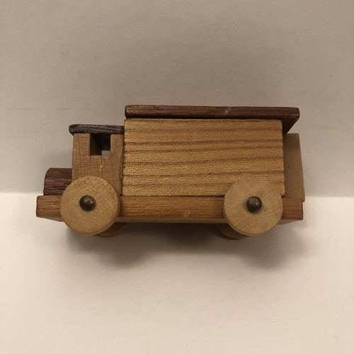 Handmade Wooden Toy Box Truck - Picture 3 of 9