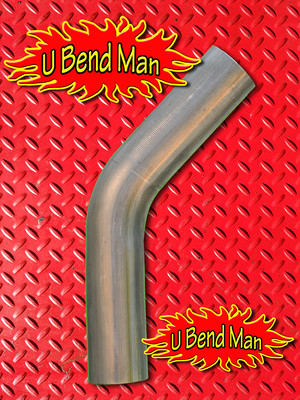 4x30 Degree 3Inch Aluminized Steel 14g Mandrel Bend custom DIY Turbo Down-pipe