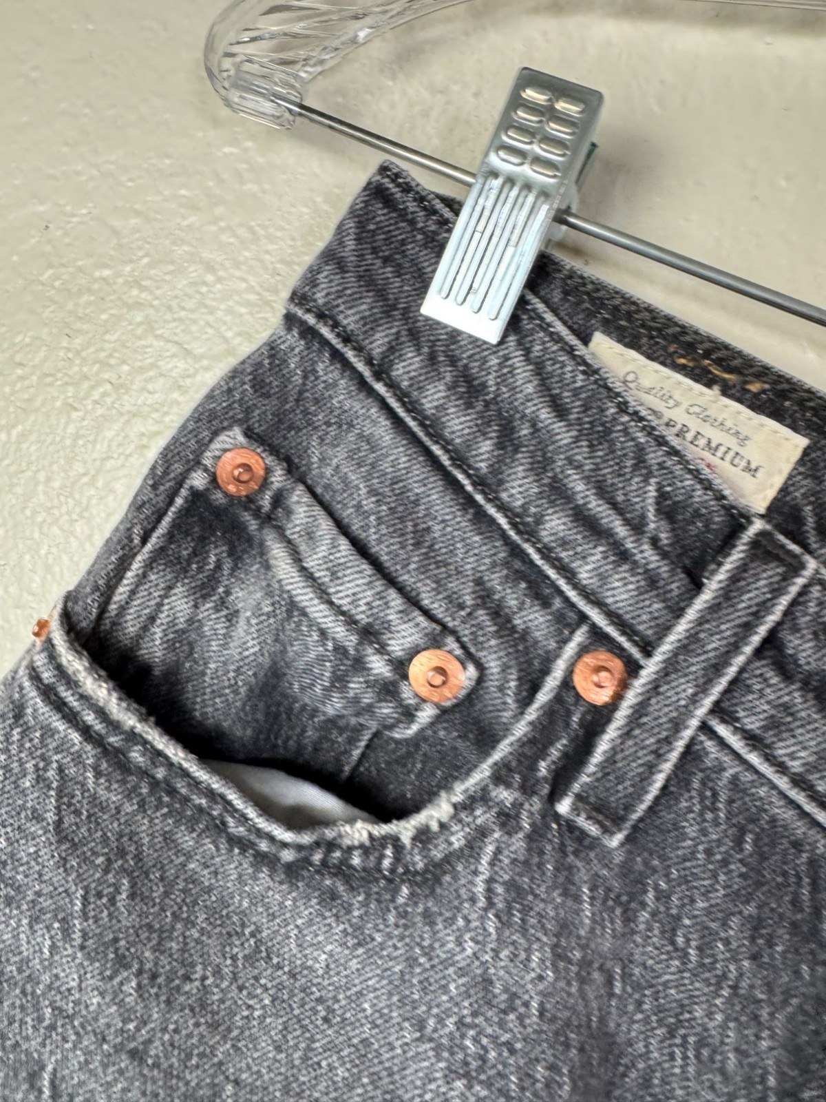 Levis Ribcage Straight Ankle Black Jeans Women Size 25 Casual Button Fly Classic thumbnail 13