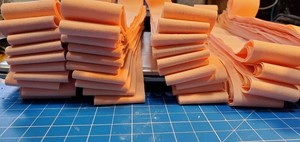 Rag Rug Pre-cut Fabric Strips 1.5"Amish/Braided/Crochet/Toothbrush Rugs 108+ Yds