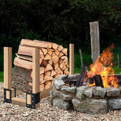 Verstellbares Holzregal stabiles Sockel Design vielseitig einsetzbar Outdoor Ind
