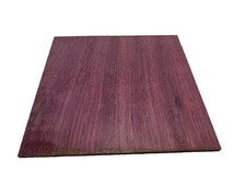 PURPLEHEART GUITAR ROSETTE SQUARE BLANK 6" X 6" X 3/8 " QUALITY WOOD 1 Piece