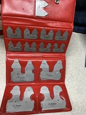 Machinist Tools: Mitutoyo Metric Radius Gage Set (NOS) No 75