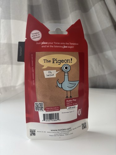 Tonies Character The Pigeon Tonie box Audiobook Figure With Songs Nin Package - Picture 2 of 2