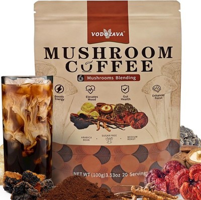 Instant Mushroom Coffee Powder Espro Cafe Extract with Chaga Ls Mane