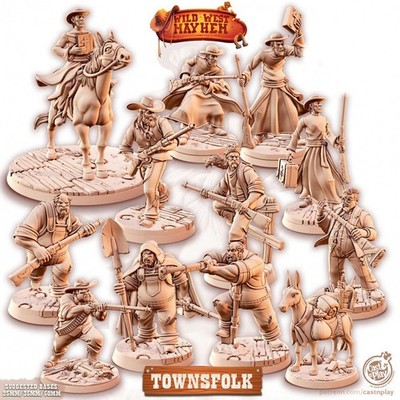Wild West Mayhem Bundle Cowboy  Miniature