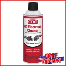 ELECTRIC ELECTRONIC EQUIPMENT CLEANER Liquid Quick Drying Plastic Safe 11 Wt Oz