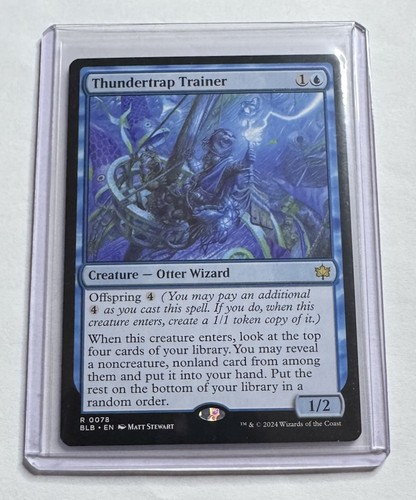 Thundertrap Trainer #78 Bloomburrow Rare Creature MTG NM/M