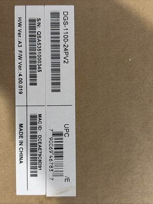 D-Link DGS-1100-24PV2 Smart Managed 24-Port Gigabit Switch - Schwarz, 12 PoE