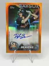2024 Topps Pro Debut Dylan Beavers #PD-156 Orange Auto /25 (AU, RC) Orioles 🐧