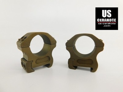 Vortex Pro Series 1'' Medium Weaver Style Scope Rings Burnt Bronze PR1-M