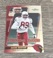 SCORE 2000 Building Blocks David Boston Arizona Cardinals Football Card #BB15