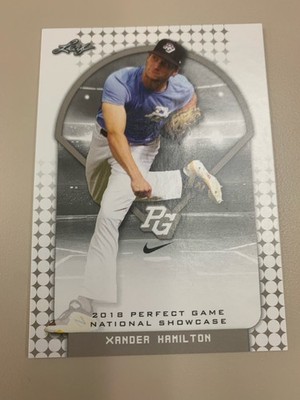 2018 Leaf Perfect Game Card #247 Xander Hamilton LPG 1st Card Rookie RC