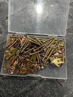 100Pack Self Drilling Drywall Anchors with Screws, Suitable for Tv, Cabinets