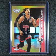 2023-24 Topps Chrome NBL JUSTIN ROBINSON Base Gold 31/50 #34