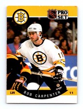 #4 1990-91 Pro Set Bob Carpenter Boston Bruins