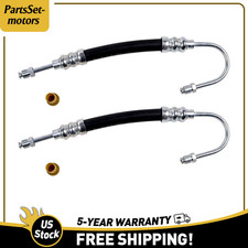 2x Power Steering Cylinder Line Hose For 1958-1964 Chevrolet Impala 4.6L