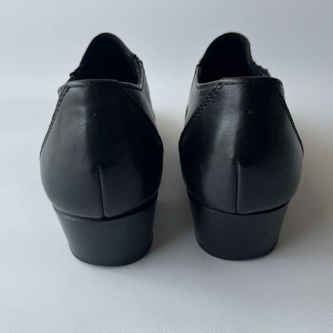 Tricot Comme Des Garcons Leather Western Shoes Black Women's Made