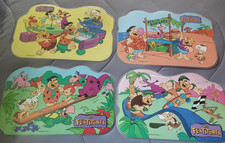 Napperons anciens en silex, lot de 4, 1990