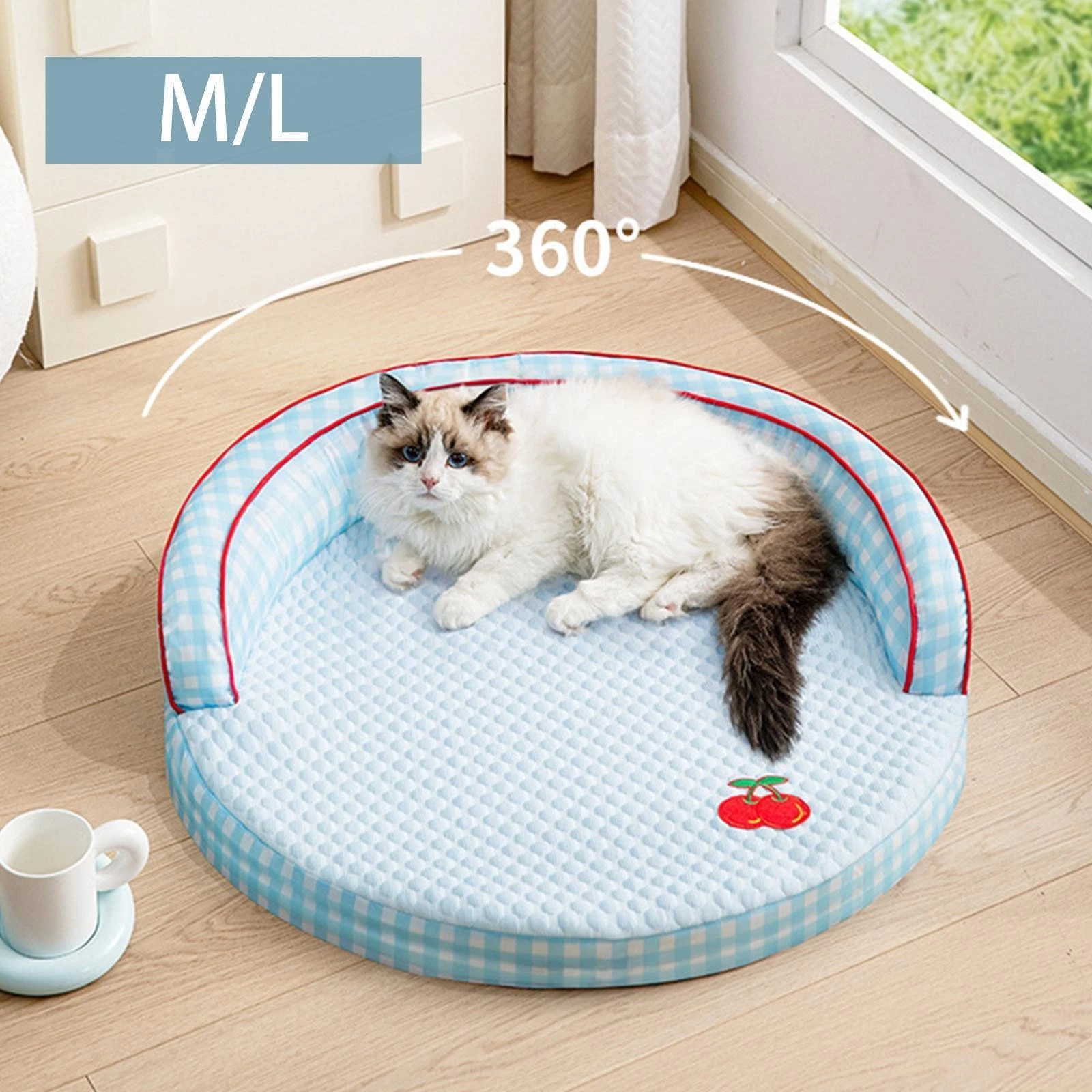 Cat Sleeping Bed Pet Kennel Cooling Mat