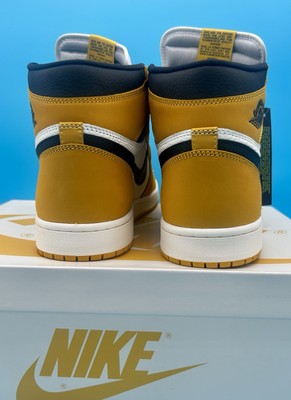 Air Jordan 1 Retro High OG 'Yellow Ochre' DZ5485 701 Size 9.5M
