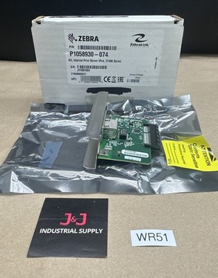 ZEBRA ZebraLink P1058930-074 Internal Print Server Kit IPv4 ZT400 Series - NEW