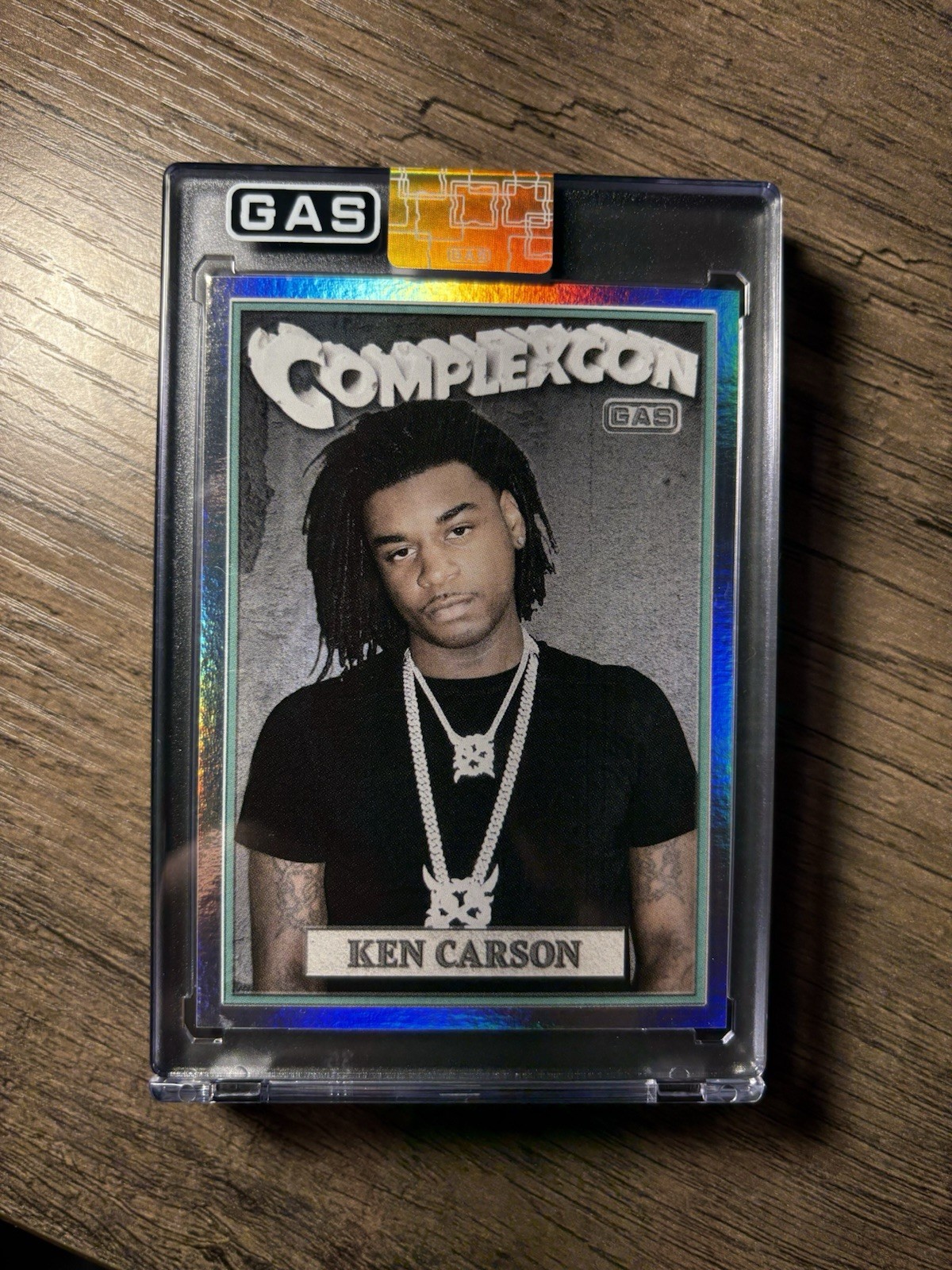 Ken Carson 2025 ComplexCon x GAS Trading Card - Rainbow Foil #/40