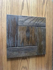 Parquet wood flooring 12x12 QTY 5 Sq Ft Per Lot - Salvaged From 1970s Home