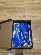 Puma Ultra Match+ LL FG/AG Fußballschuhe, Größe 45,5 Laceless, blue/white/green