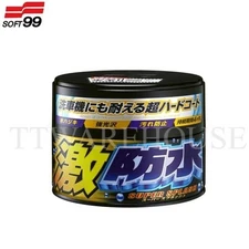 [US] NEW SOFT99 Water Block Wax (Dark ​​Metallic) Waterproof Car Wax #00347 300g