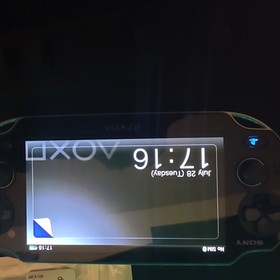PS Vita PCH-1000OLED Console Crystal Black Modded 256 Gb Strorage with Charger