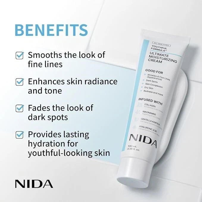 For Sensitive Skin NIDA Youthful Formula Ultimate 100ml Moisturizing Cream~ - Image 2 of 4