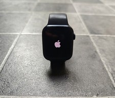 Apple Watch Series 8 GPS 45mm Black Aluminium Case Silicone Strap Smartwatch