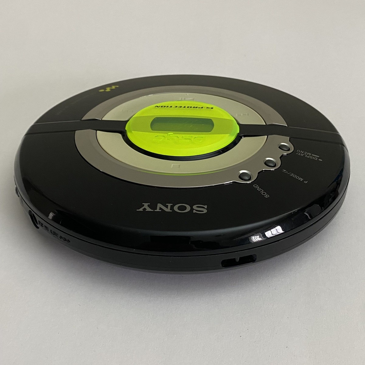 Sony D-EJ100 PSBLK Psyc Walkman Portable CD Player Black/Green
