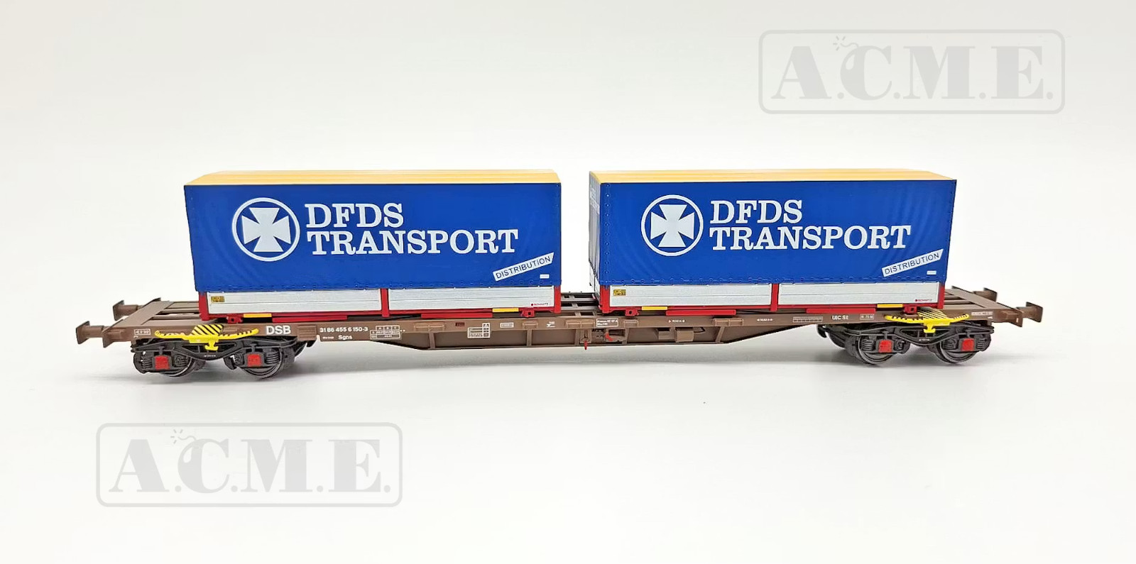 ACME 40371 H0 1:87 Freight Car DSB Analog DC With Support, Multicolor