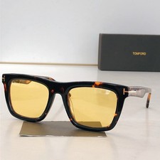 Tom Ford LELIO Sunglasses FT1207 Havana/Yellow 52-21-145mm New With Case
