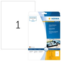 Herma Hochglanz Etiketten Special 210 X 297 Mm Weiß 25 Etiketten