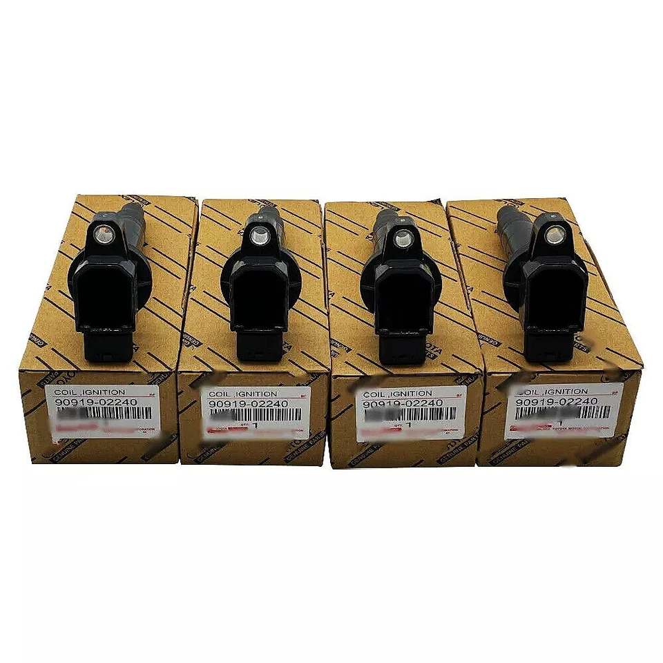 4x Bobinas de encendido OEM 90919-02240 para Toyota Yaris Prius Echo 2001-2010 Foto 3 de 4