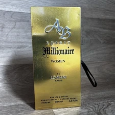 Ab Spirit Millionaire by Lomani 3.3 oz EDP Perfume for Women New in Box