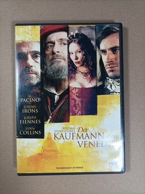DVD Der Kaufmann von Venedig  Al Pacino Jeremy Irons Joseph Fiennes Lynn Collins