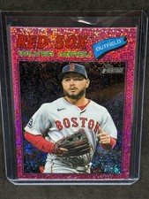2026 Topps Heritage Wilyer Abreu Pink Sparkle Chrome #362 -RED SOX