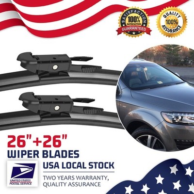 26''&26'' Wiper Blades Factory Quality for Audi Q7 2007-08/2015 Original Equipment