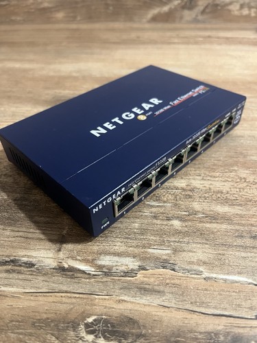 NETGEAR FS108 V2 ProSAFE 8 Port 10/100 Fast Ethernet Switch / *Fonctionne OK* - 第 6/9 張圖片